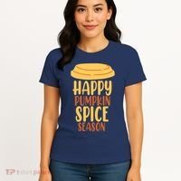 Happy Pumpkin Spice Season Coffee Lover Women's T-Shirt thumb 4