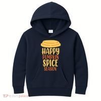 Happy Pumpkin Spice Season Coffee Lover Kids Hoodie thumb 0