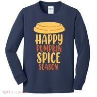 Happy Pumpkin Spice Season Coffee Lover Kids Long Sleeve Shirt thumb 0