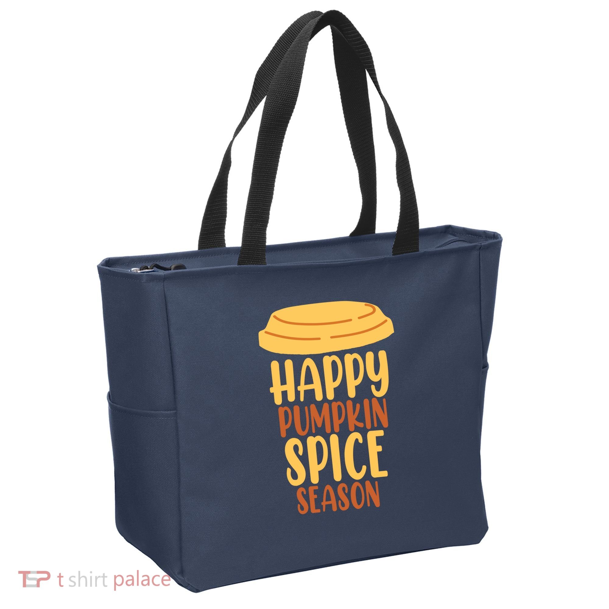 Happy Pumpkin Spice Season Coffee Lover Tote Bag
