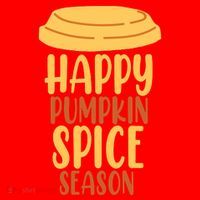 Happy Pumpkin Spice Season Coffee Lover Santa Hat thumb 1