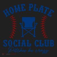 Home Plate Social Club Pitches Be Crazy Baseball Gift Women's Sweatshirt thumb 2