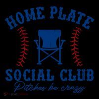 Home Plate Social Club Pitches Be Crazy Baseball Gift Coffee Mug thumb 5