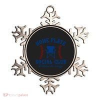 Home Plate Social Club Pitches Be Crazy Baseball Gift Ornament thumb 0