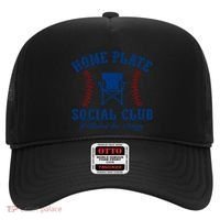 Home Plate Social Club Pitches Be Crazy Baseball Gift Hat thumb 0