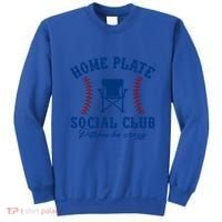Home Plate Social Club Pitches Be Crazy Baseball Gift Sweatshirt thumb 0