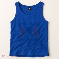 Home Plate Social Club Pitches Be Crazy Baseball Gift Tank Top thumb 2