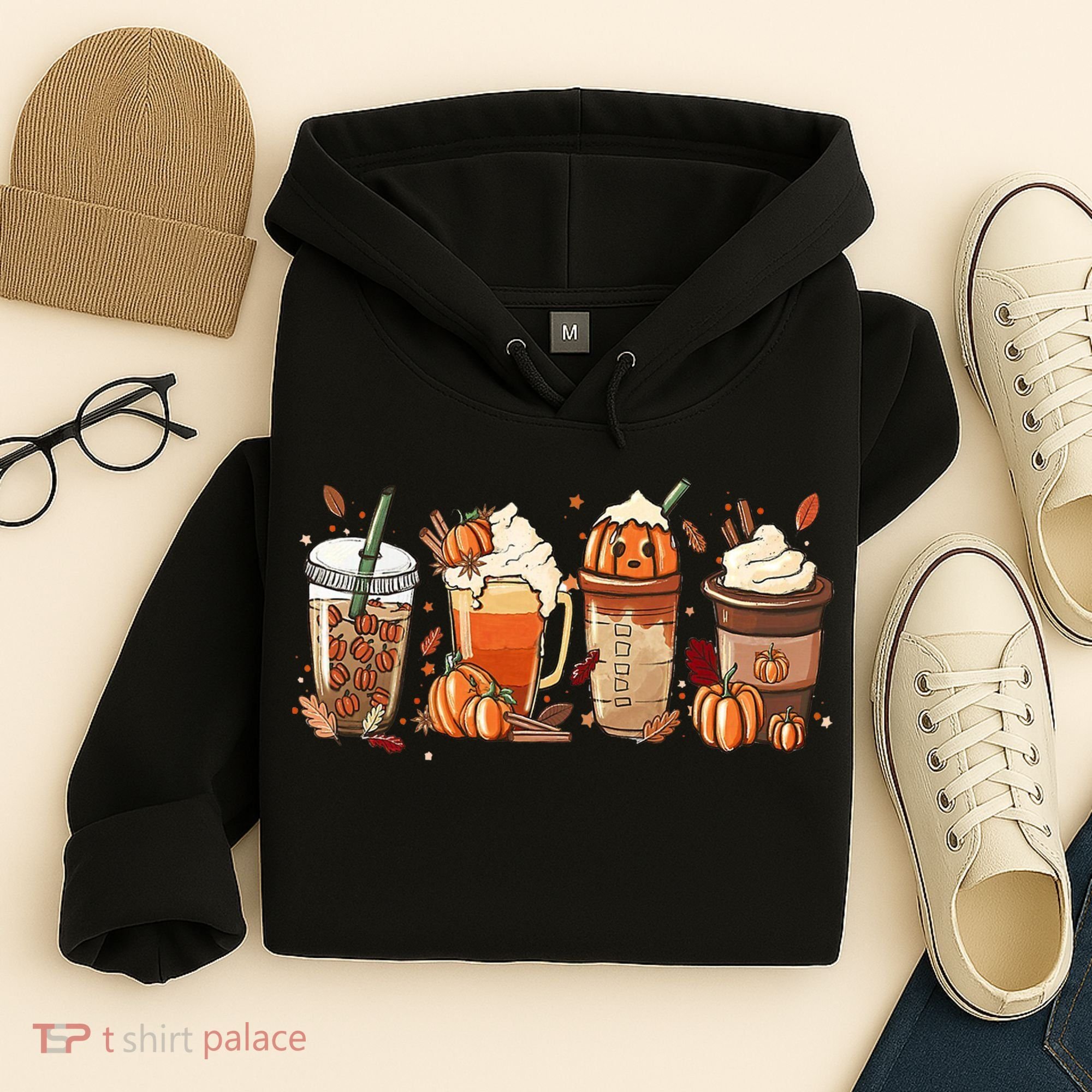 Halloween Pumpkin Spice Coffee Lover Hoodie