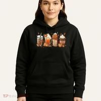 Halloween Pumpkin Spice Coffee Lover Hoodie thumb 5