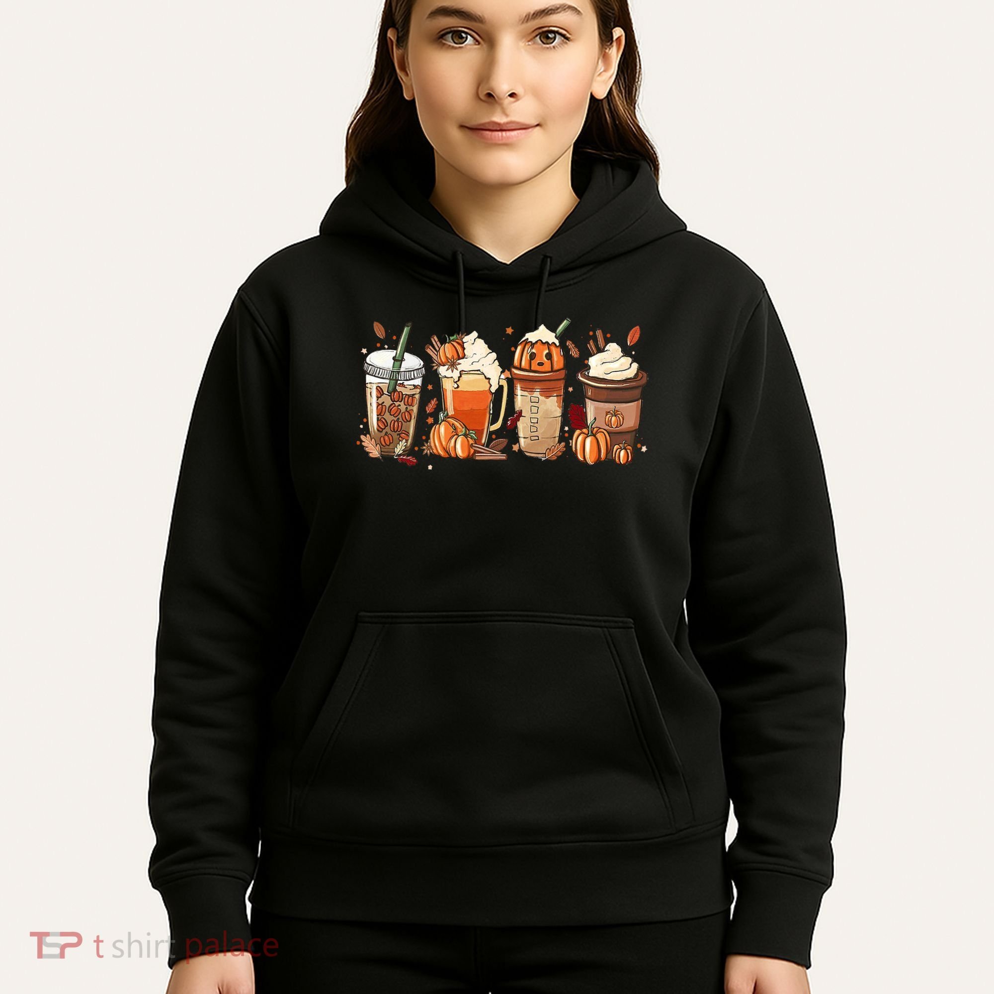 Halloween Pumpkin Spice Coffee Lover Hoodie