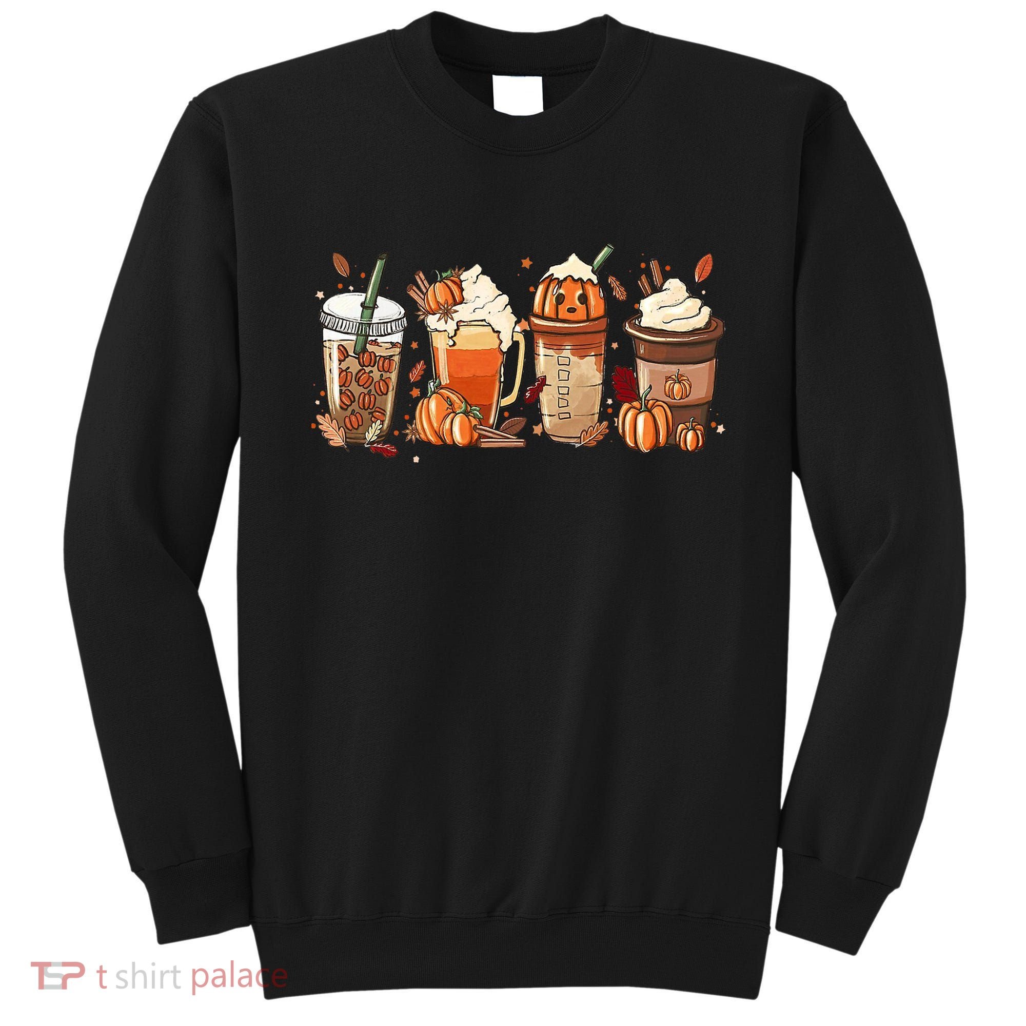 Halloween Pumpkin Spice Coffee Lover Sweatshirt