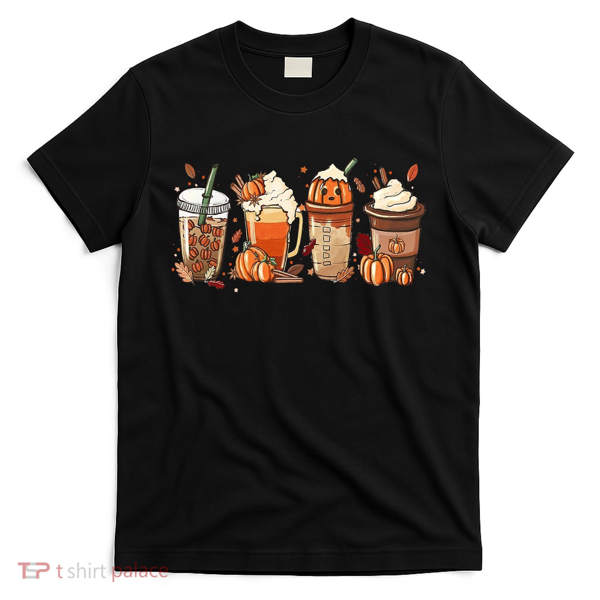 Halloween Pumpkin Spice Coffee Lover T-Shirt