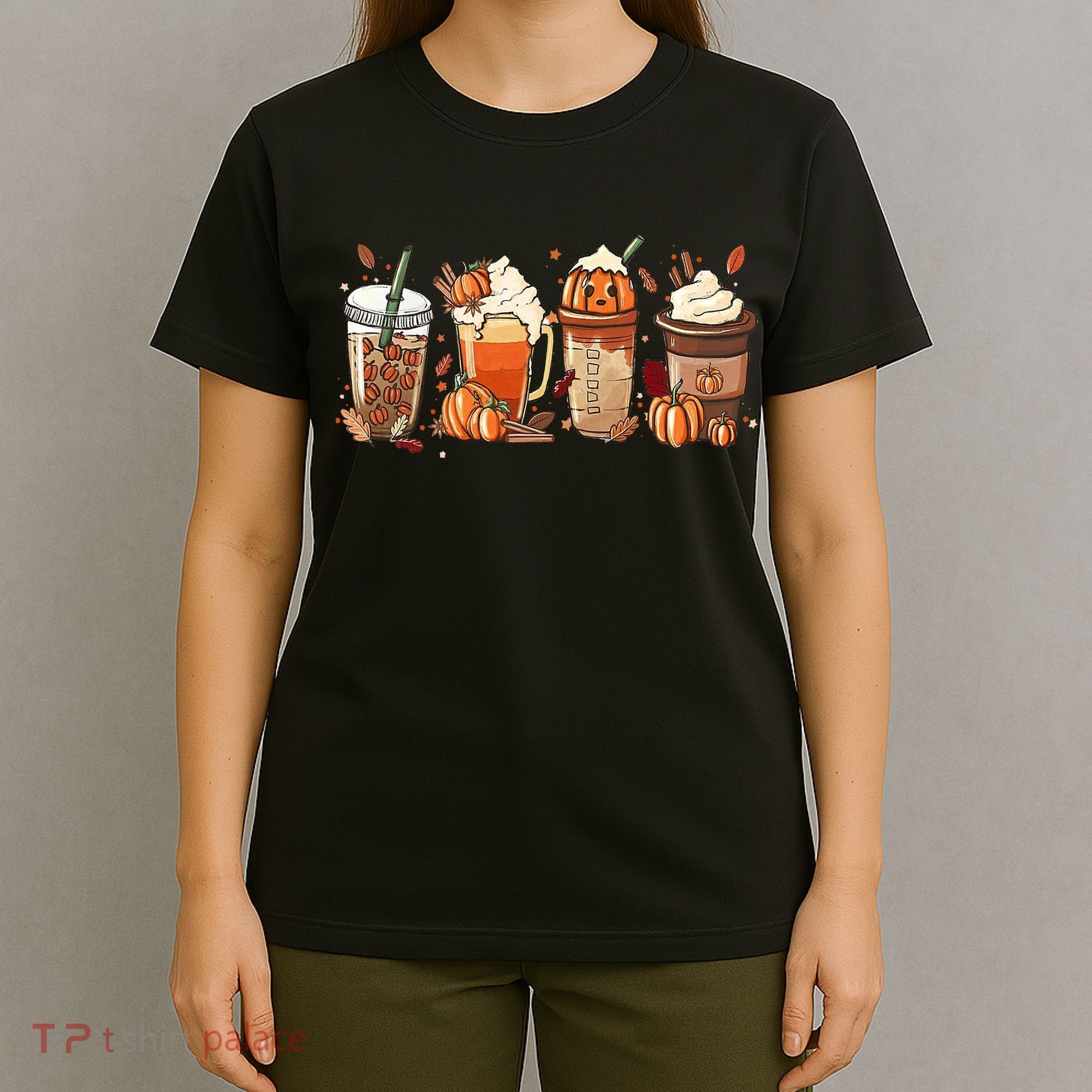 Halloween Pumpkin Spice Coffee Lover T-Shirt