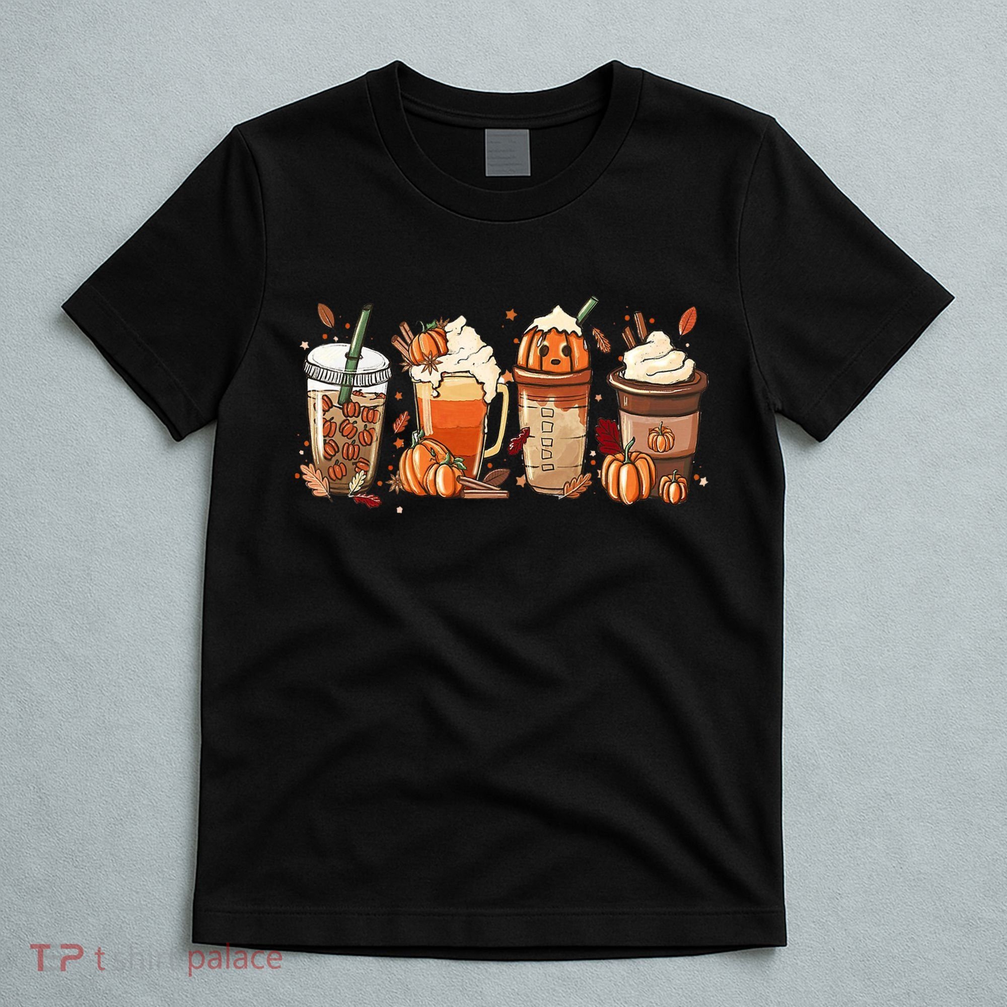 Halloween Pumpkin Spice Coffee Lover T-Shirt
