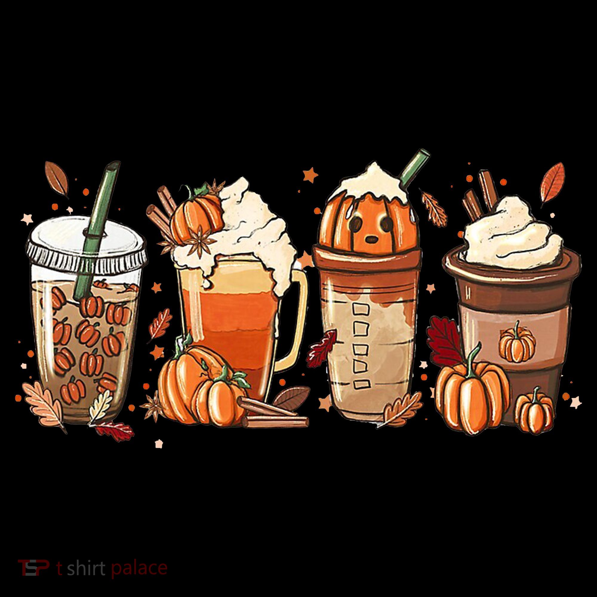 Halloween Pumpkin Spice Coffee Lover Women's Hoodie