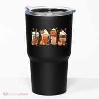 Halloween Pumpkin Spice Coffee Lover Tumbler thumb 0
