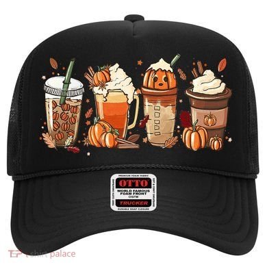 Halloween Pumpkin Spice Coffee Lover Hat