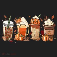 Halloween Pumpkin Spice Coffee Lover Hat thumb 2