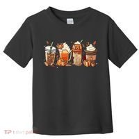 Halloween Pumpkin Spice Coffee Lover Toddler T-Shirt thumb 0