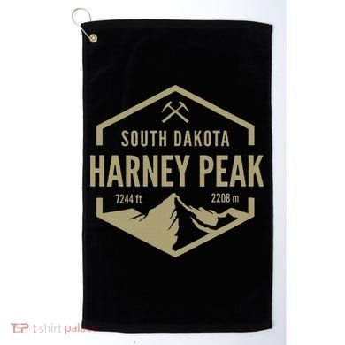 Harney Peak South Dakota Golf Towel