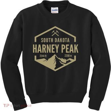 Harney Peak South Dakota Kids Sweatshirt