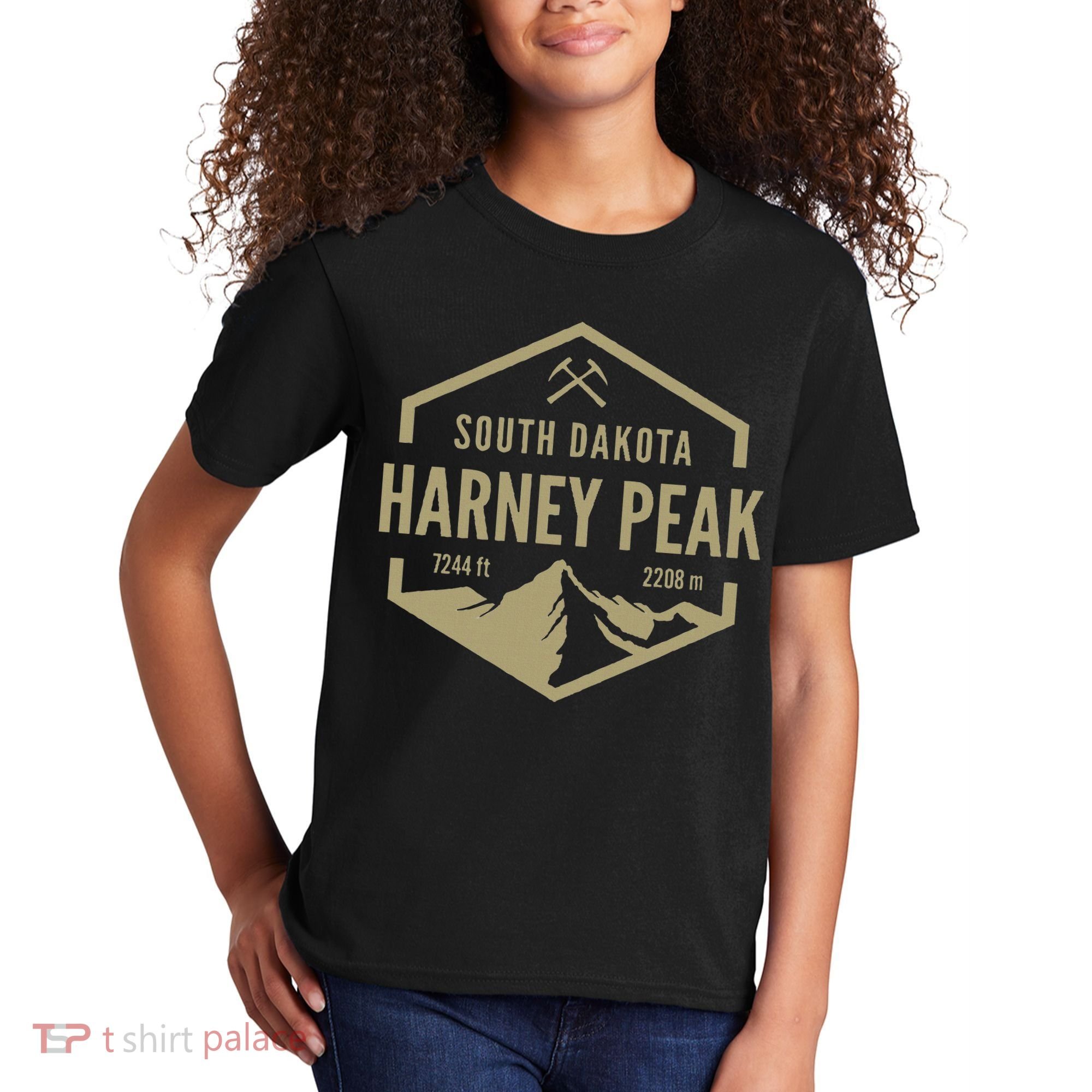 Harney Peak South Dakota Kids T-Shirt