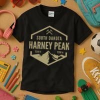 Harney Peak South Dakota Kids T-Shirt thumb 3
