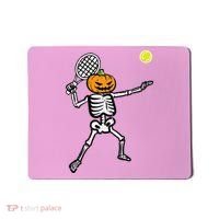 Halloween Pumpkin Skeleton Tennis Costume Mousepad thumb 0