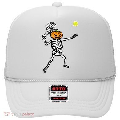 Halloween Pumpkin Skeleton Tennis Costume Hat