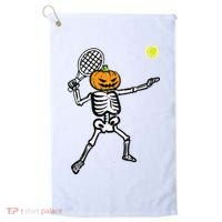 Halloween Pumpkin Skeleton Tennis Costume Golf Towel thumb 0