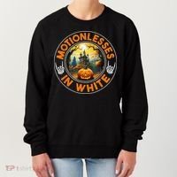 Halloween Pumpkin Scary Funny Motionlesses In White Women's Sweatshirt thumb 0
