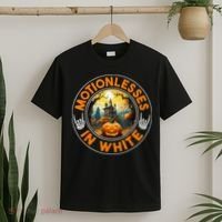 Halloween Pumpkin Scary Funny Motionlesses In White T-Shirt thumb 2