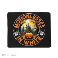 Halloween Pumpkin Scary Funny Motionlesses In White Mousepad thumb 0