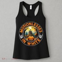 Halloween Pumpkin Scary Funny Motionlesses In White Women's Tank Top thumb 3