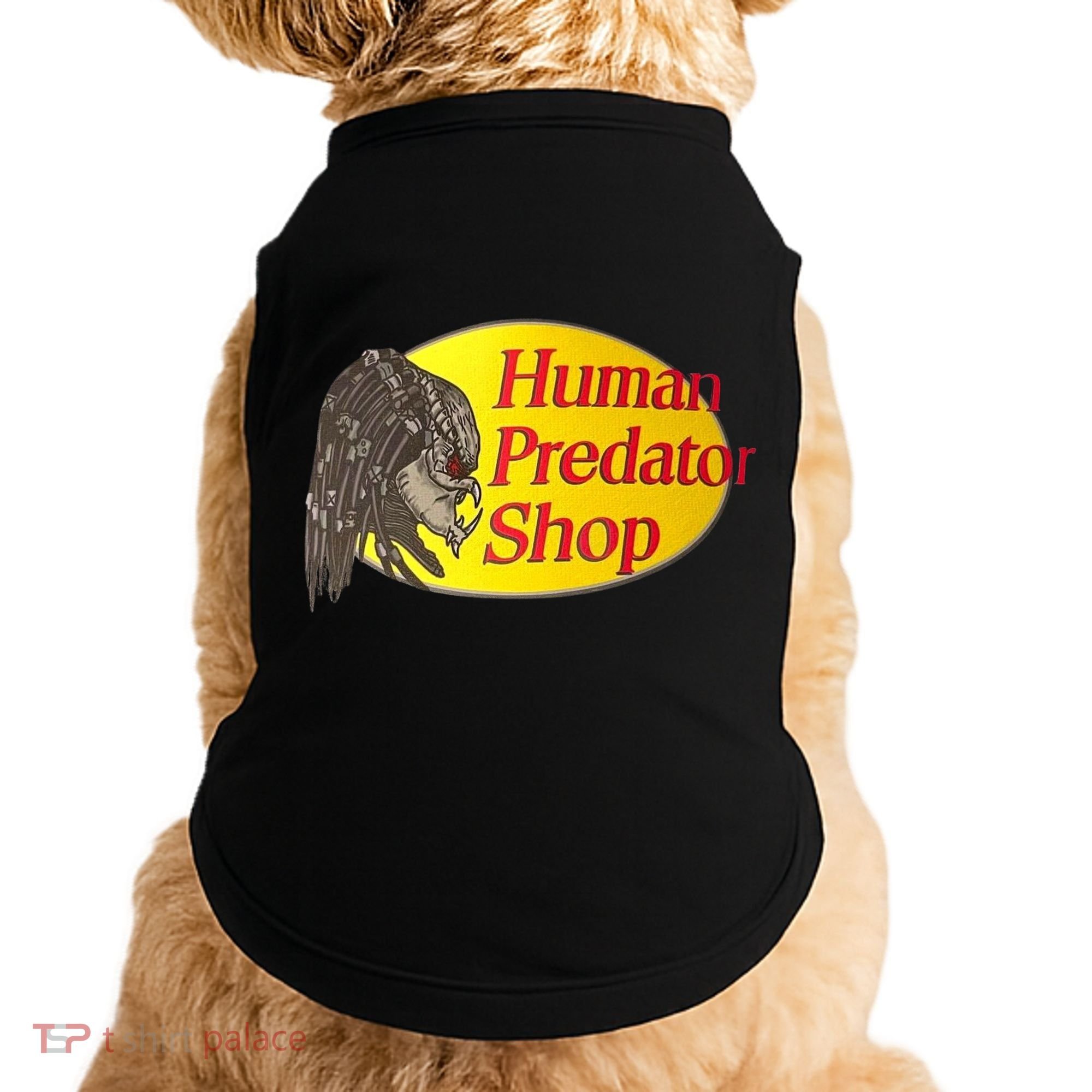 Human Predator Shop Funny Doggie Tank