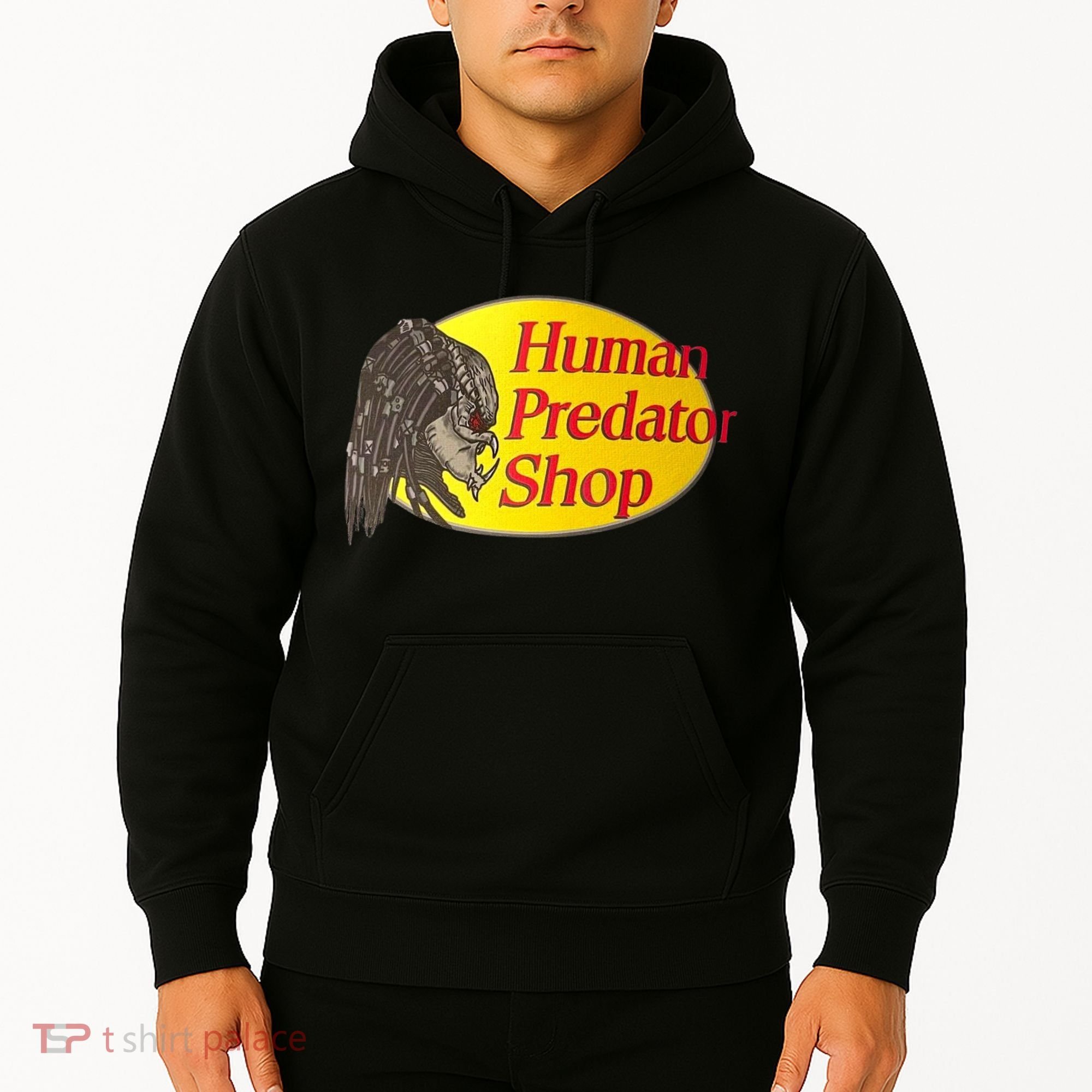 Human Predator Shop Funny Hoodie
