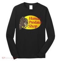 Human Predator Shop Funny Long Sleeve Shirt thumb 0