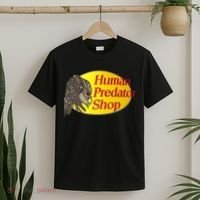 Human Predator Shop Funny T-Shirt thumb 2