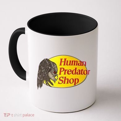 Human Predator Shop Funny Coffee Mug