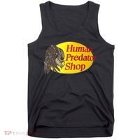 Human Predator Shop Funny Tank Top thumb 0