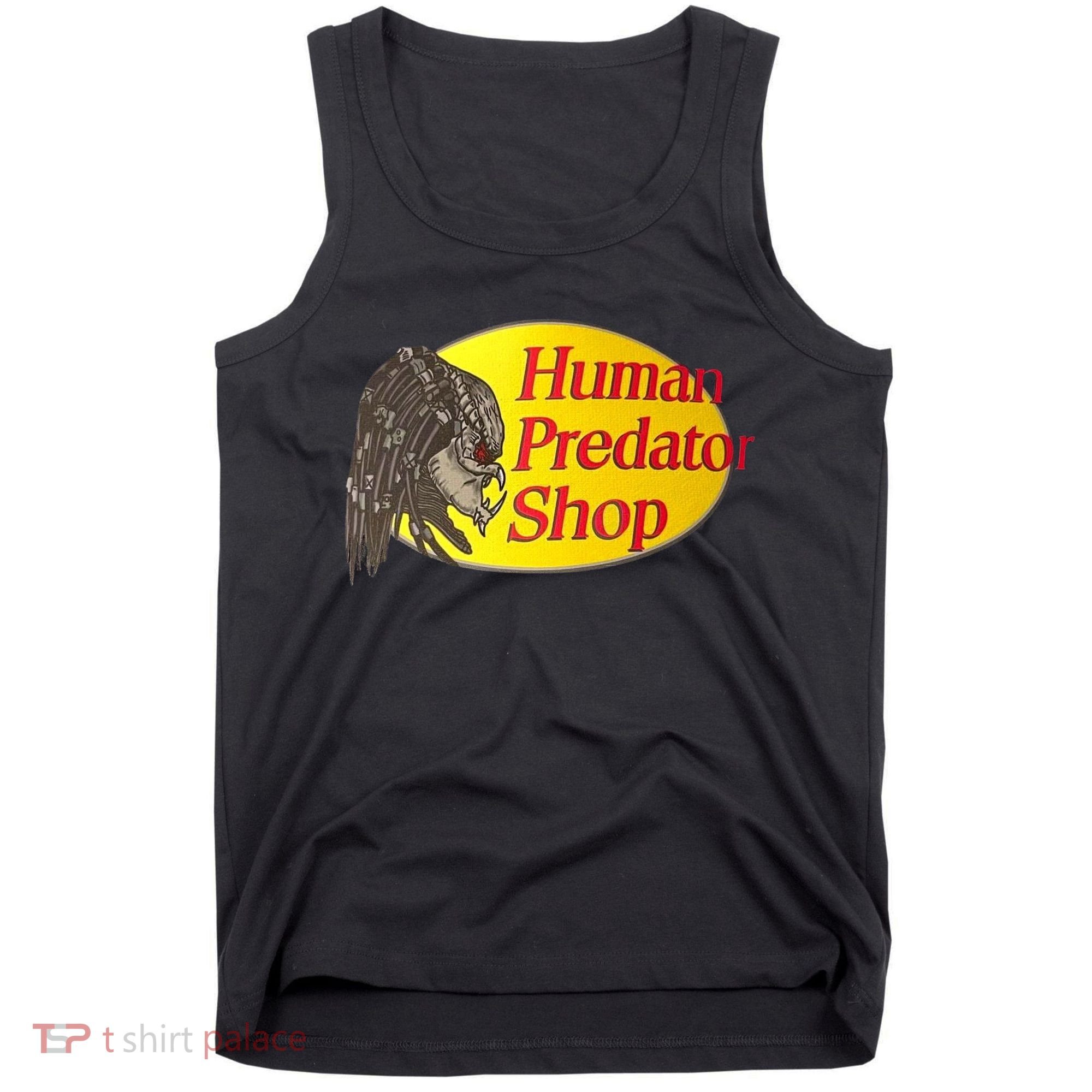 Human Predator Shop Funny Tank Top