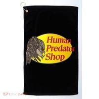 Human Predator Shop Funny Golf Towel thumb 0