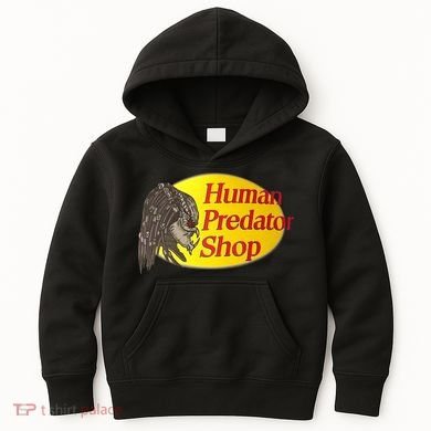 Human Predator Shop Funny Kids Hoodie