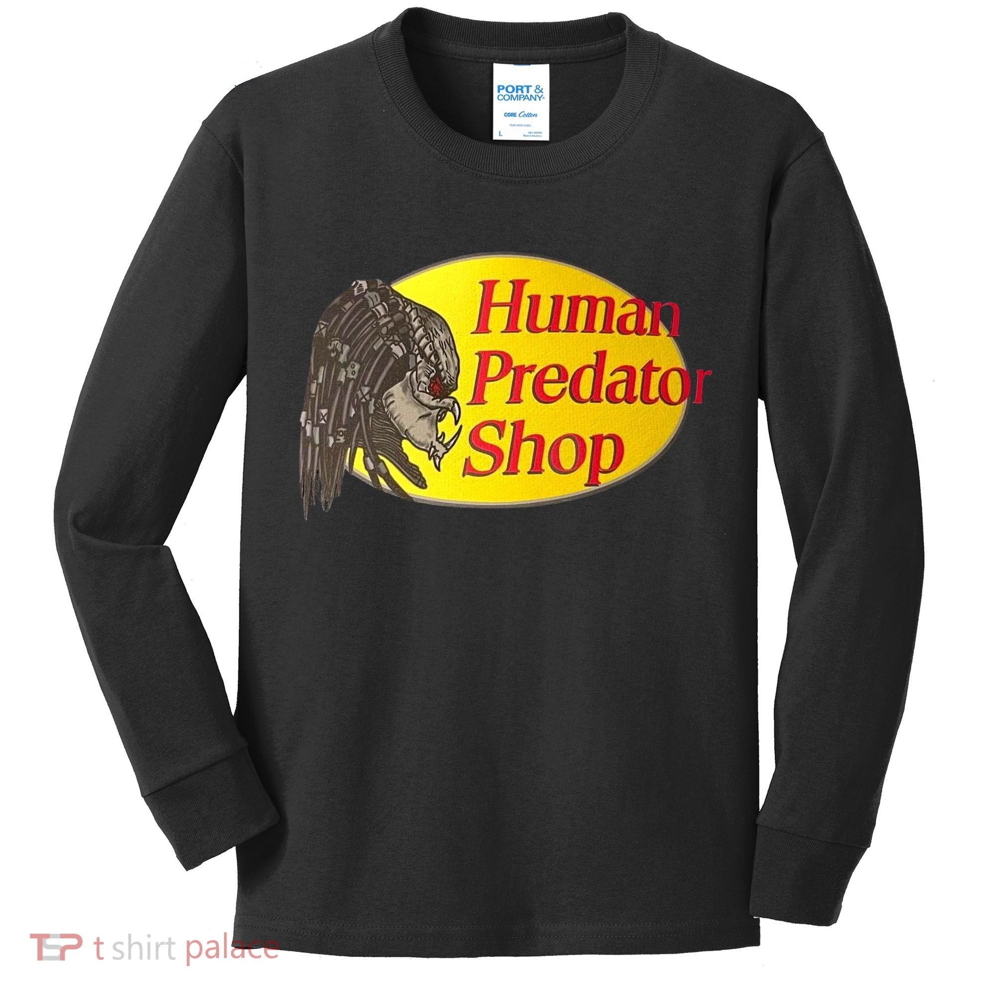 Human Predator Shop Funny Kids Long Sleeve Shirt