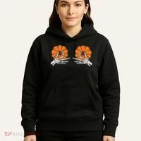 Halloween Pinch Skeleton Pumpkin Boobs Hoodie thumb 5
