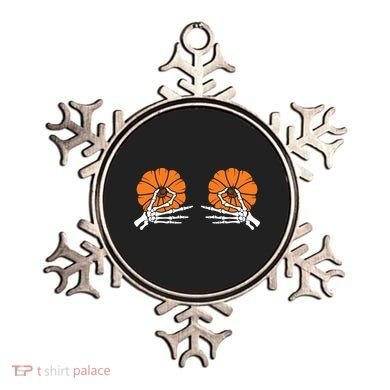 Halloween Pinch Skeleton Pumpkin Boobs Ornament