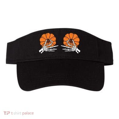 Halloween Pinch Skeleton Pumpkin Boobs Visor