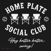 Home Plate Social Club  Baseball Season Mousepad thumb 1