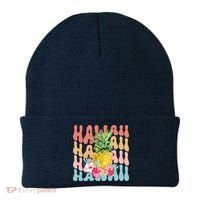 Hawaii Pineapple Summer Groovy Retro Beanie thumb 0