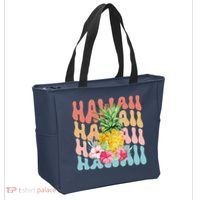 Hawaii Pineapple Summer Groovy Retro Tote Bag thumb 2